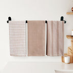 3pcs Absorbent Kitchen Tea Towel Set - cooking, baking and everyday – design and construction details