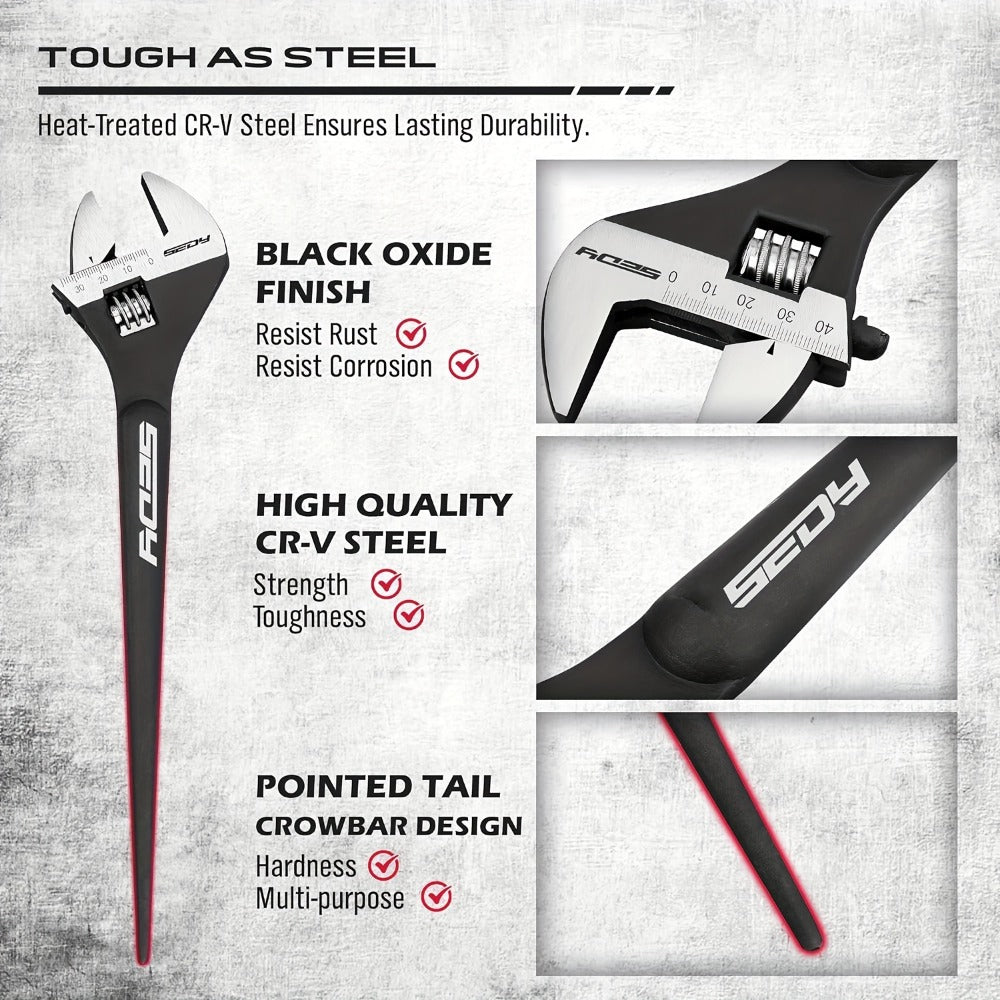 3pcs Adjustable Wrench Set product detail 4