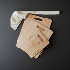 3pcs Bamboo Serving and Chopping Board Set - kitchen preparation and – close-up product details