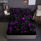 Geometric Fitted Sheet Set detail view 12 for Australian shoppers