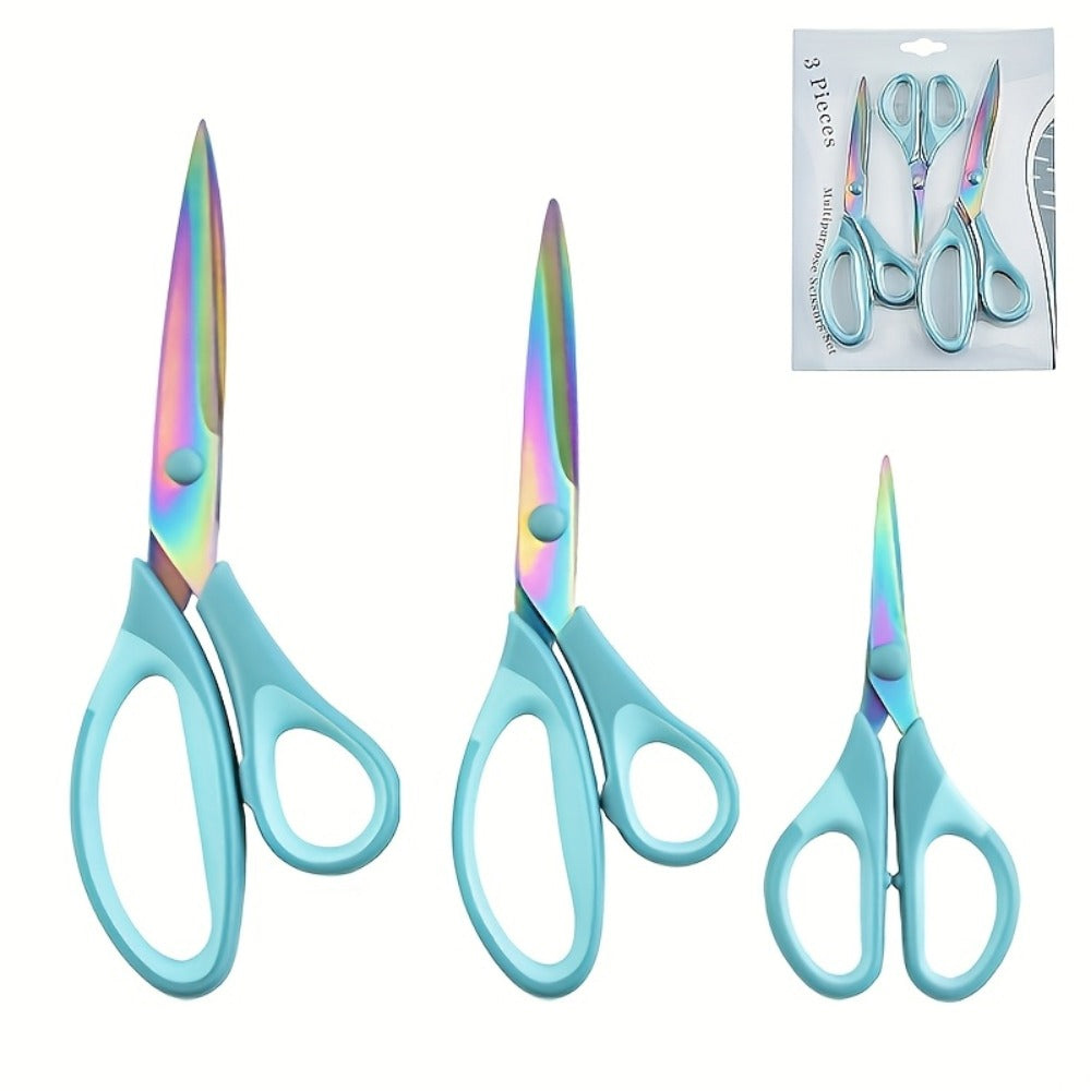 3pcs Leather Dressmaking Scissors Set - fabric, leather and sewing – main product view