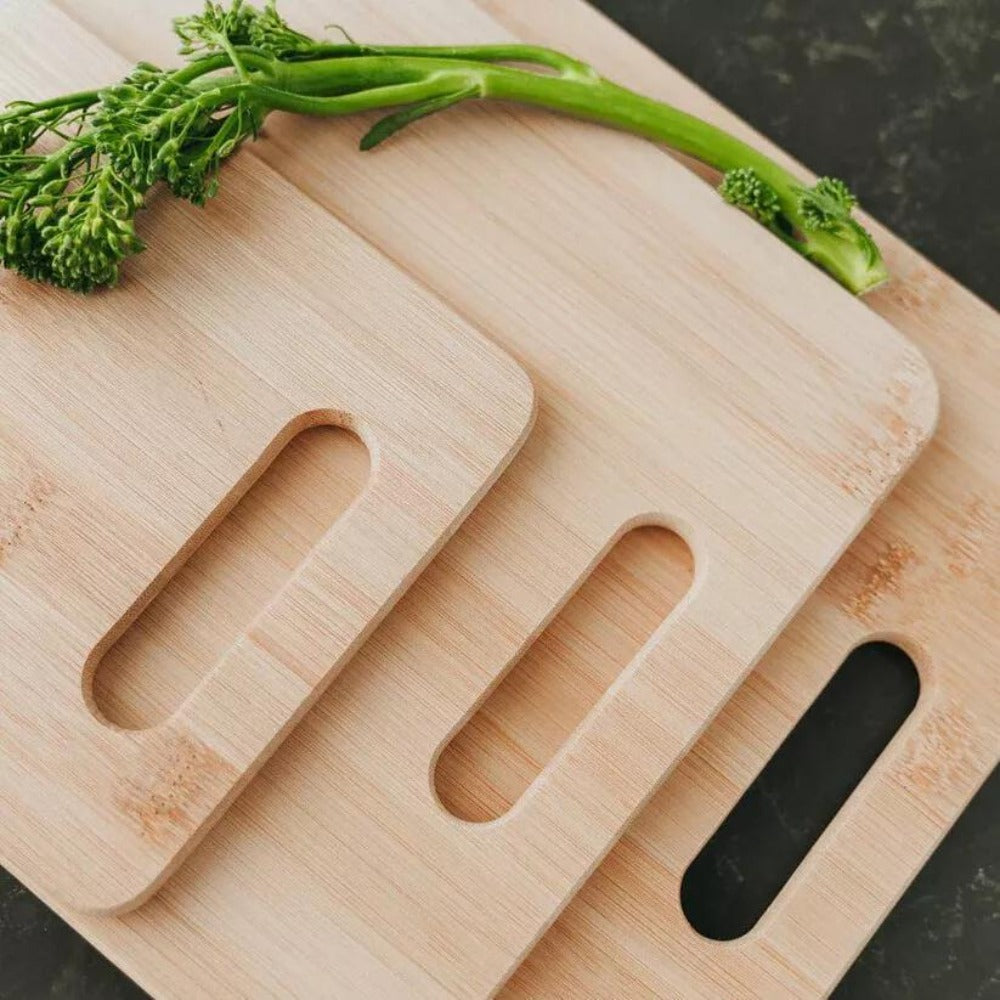 3pcs Reversible Bamboo Cutting Board Set - kitchen food preparation – additional product view 10