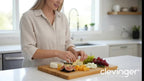 3pcs Reversible Bamboo Cutting Board Set - kitchen food preparation – additional product view 11