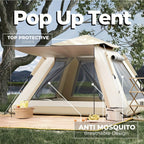 4–5 Person Pop-Up Camping Tent – 240cm Family Shelter – product detail angle