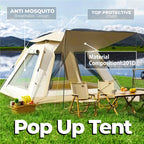 4–5 Person Pop-Up Camping Tent – 240cm Family Shelter – feature reference
