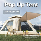 4–5 Person Pop-Up Camping Tent – 240cm Family Shelter – main product view