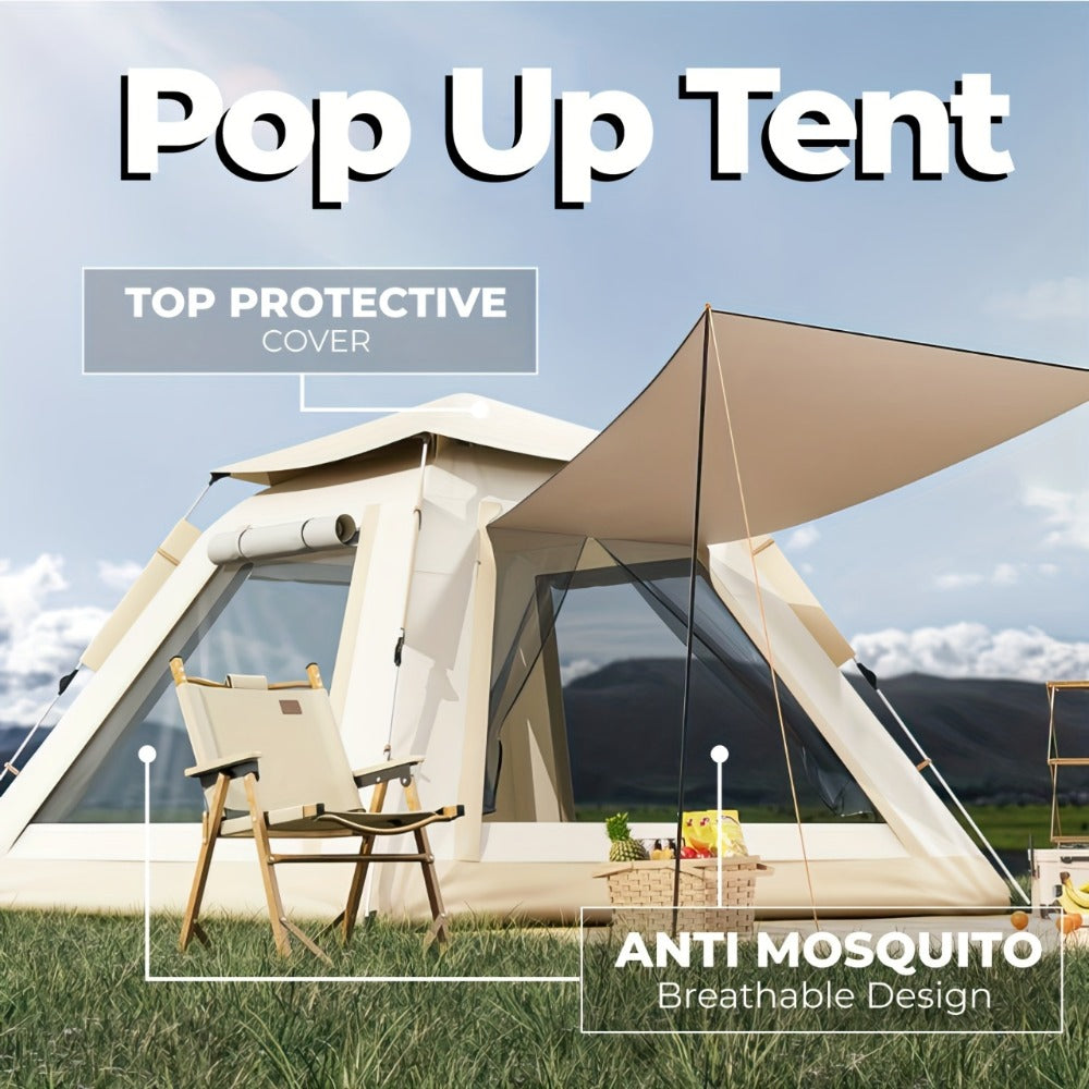 4–5 Person Pop-Up Camping Tent – 240cm Family Shelter – main product view