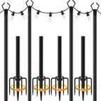 4 Pack Outdoor String Light Poles product detail 2