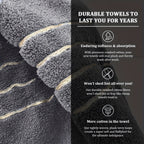 4-Piece Bamboo Cotton Bath Towel Set product detail 4