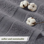 4-Piece Bamboo Cotton Bath Towel Set product detail 10