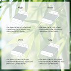 4-Piece Bamboo Deep-Pocket Bed Sheet Set - bedrooms, guest rooms and – additional product view 15