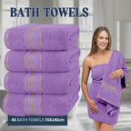 4-Piece Cotton Bath Towel Set product detail 7