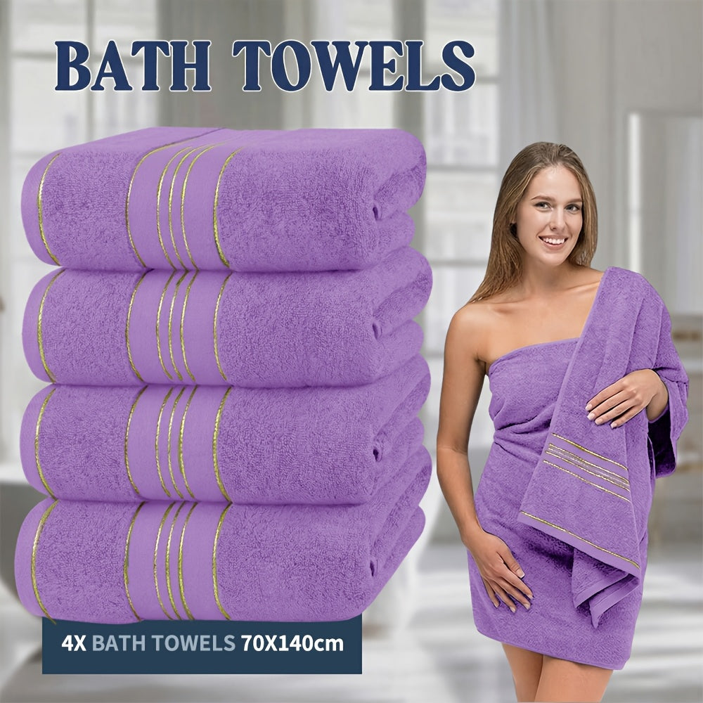 4-Piece Cotton Bath Towel Set product detail 13