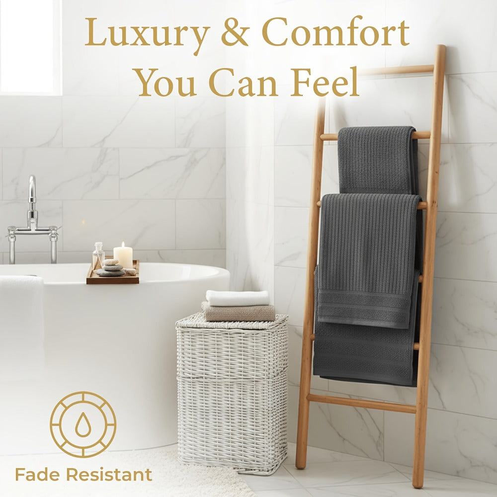 4-Piece Cotton Bath Towel Set product detail 9