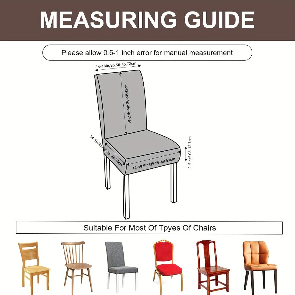 4-Piece Dining Chair Slipcover product detail 6