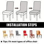 4-Piece Dining Chair Slipcover product detail 6