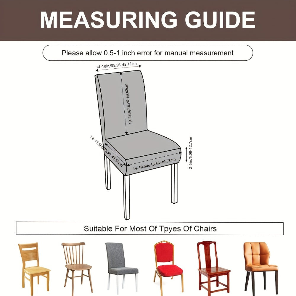 4-Piece Dining Chair Slipcover product detail 4