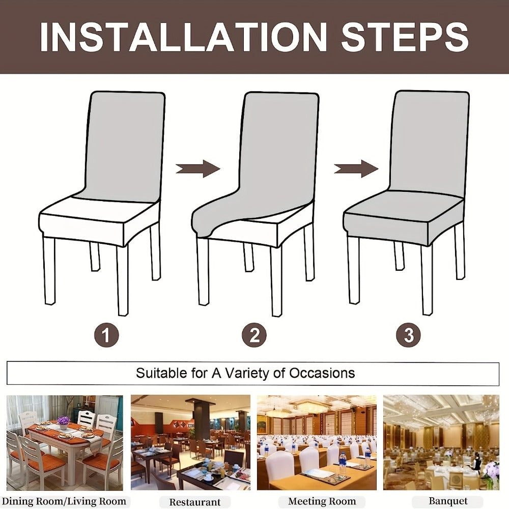 4-Piece Dining Chair Slipcover product detail 12