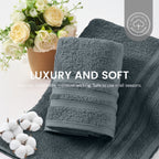 4-Piece Machine Washable Cotton Bath Towel Set product detail 5
