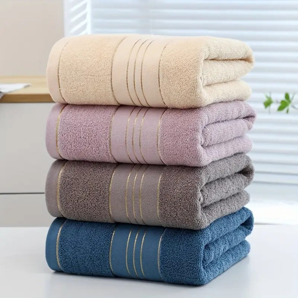4-Piece Quick-Dry Cotton Bath Towel Set product detail 15