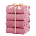 4-Piece Quick-Dry Cotton Bath Towel Set product detail 5