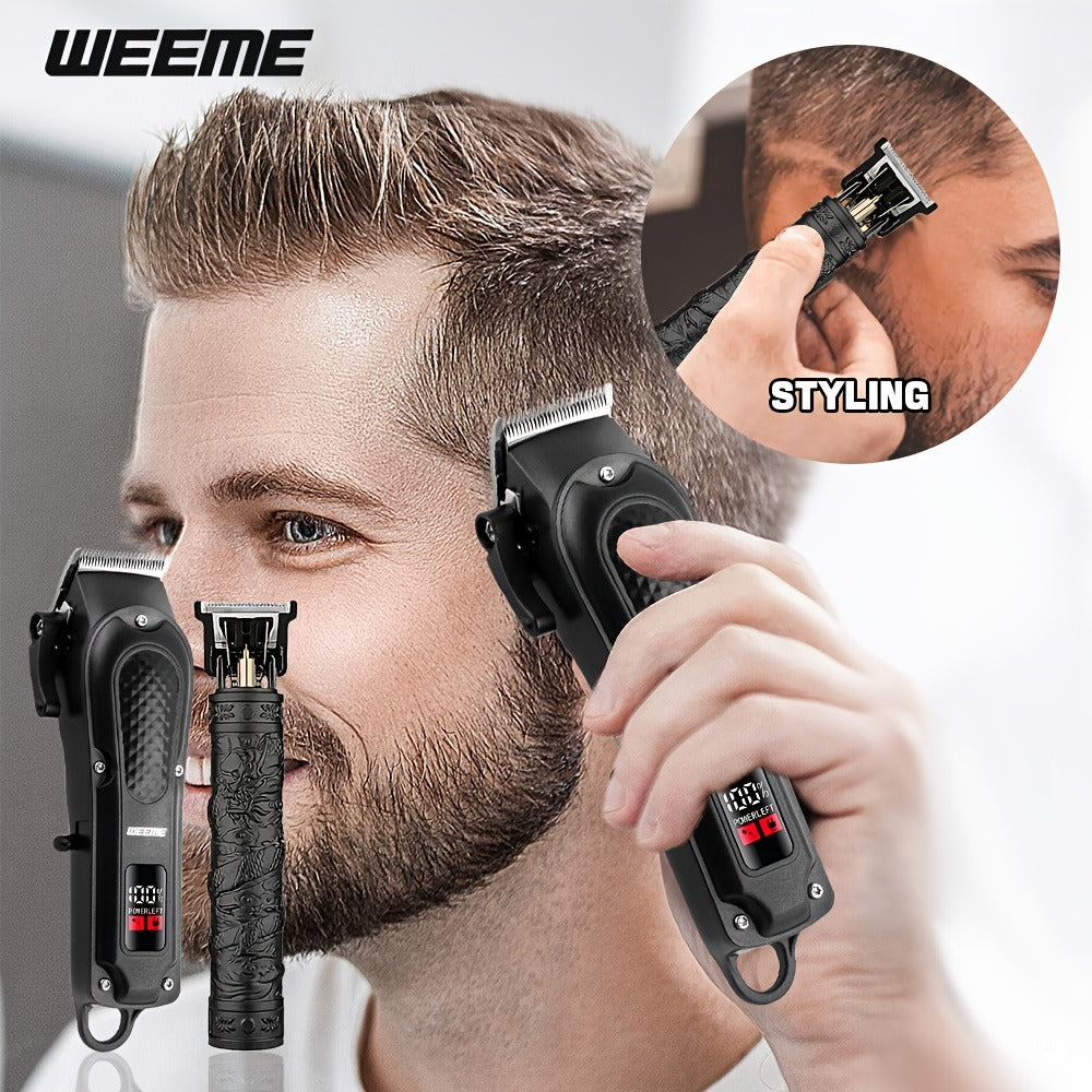 4-Piece Rechargeable Hair Clipper Set for Everyday Beauty Routines – additional product view 12