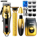 4-Piece Rechargeable Hair Clipper Set for Everyday Beauty Routines – main product view