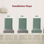 4-Piece Stretch Dining Chair Cover product detail 8