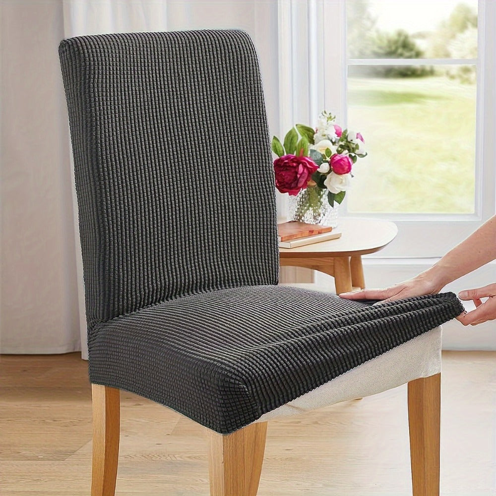 4-Piece Stretch Dining Chair Cover product detail 2