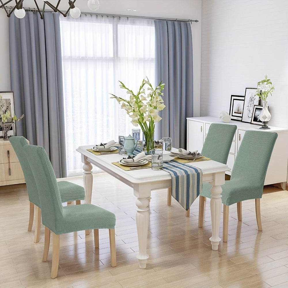 4-Piece Stretch Dining Chair Cover product detail 10