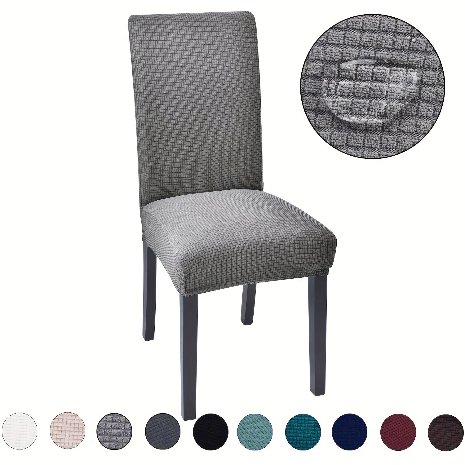 4-Piece Stretch Dining Chair Cover product detail 17