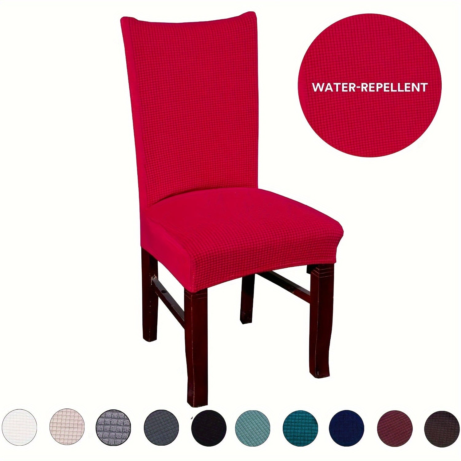 4-Piece Stretch Dining Chair Cover product detail 18