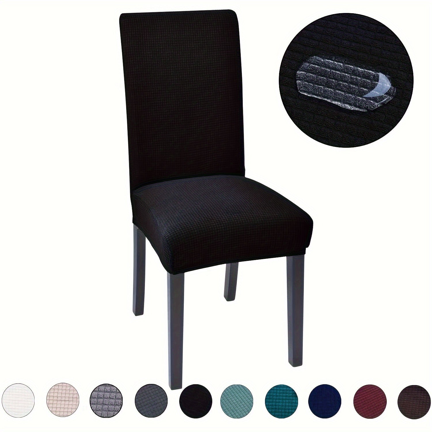 4-Piece Stretch Dining Chair Cover product detail 20