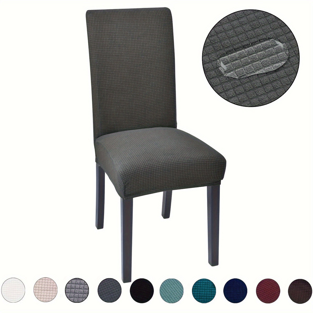 4-Piece Stretch Dining Chair Cover product detail 24