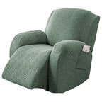 4-Piece Stretch Recliner Cover Set – Washable Spandex Protector – product detail angle