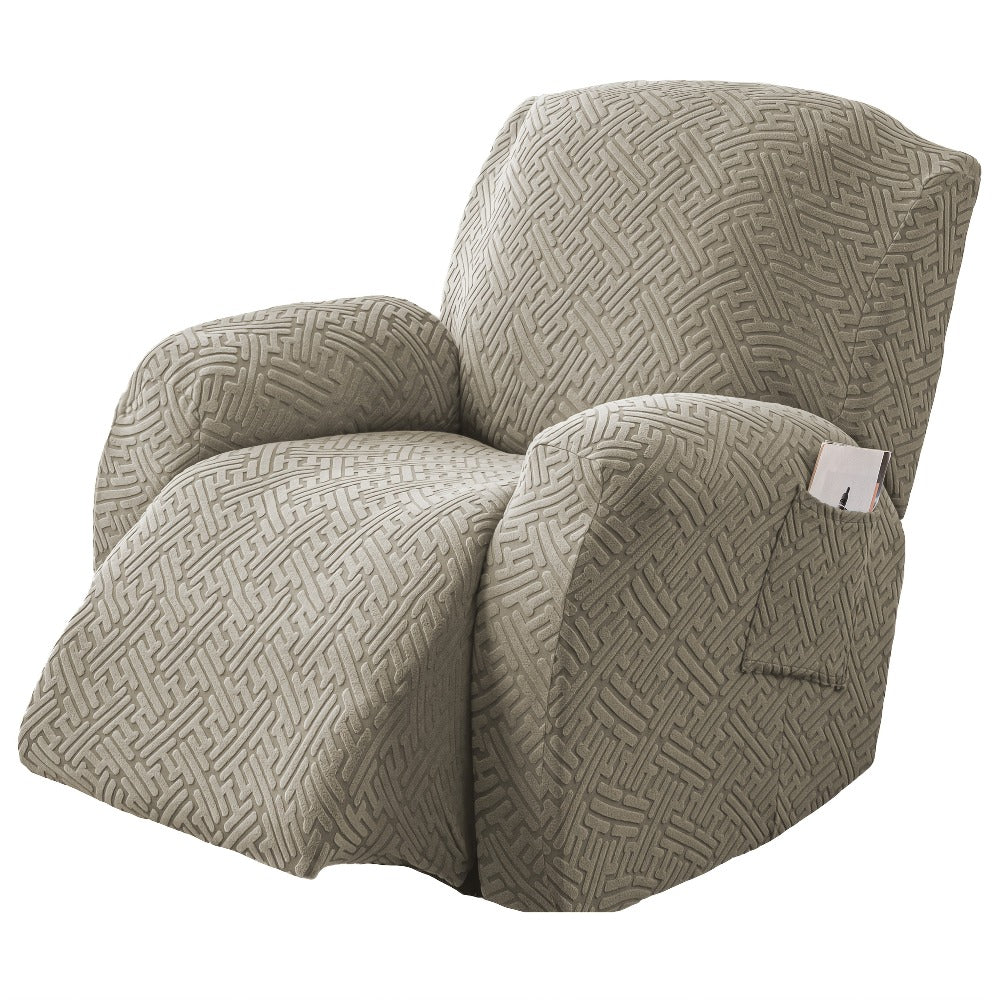 4-Piece Stretch Recliner Cover Set – Washable Spandex Protector – additional product view 14