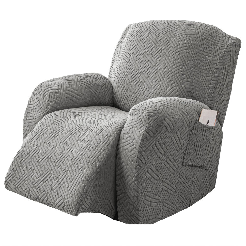 4-Piece Stretch Recliner Cover Set – Washable Spandex Protector – additional product view 15