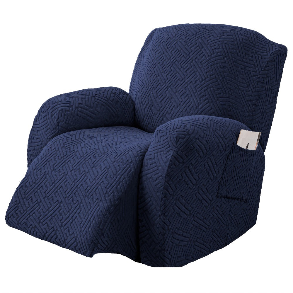 4-Piece Stretch Recliner Cover Set – Washable Spandex Protector – additional product view 16