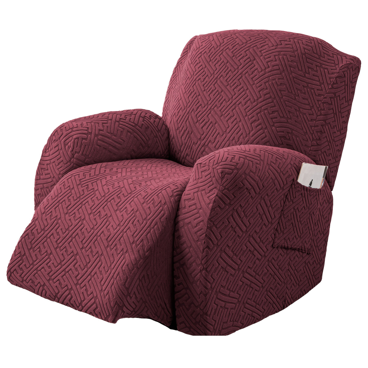 4-Piece Stretch Recliner Cover Set – Washable Spandex Protector – additional product view 20