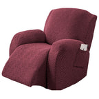 4-Piece Stretch Recliner Cover Set – Washable Spandex Protector – additional product view 9