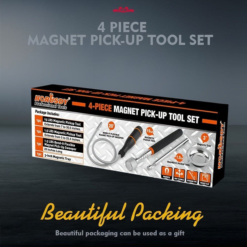 4-Piece Telescopic Magnetic Pickup Tool product detail 2