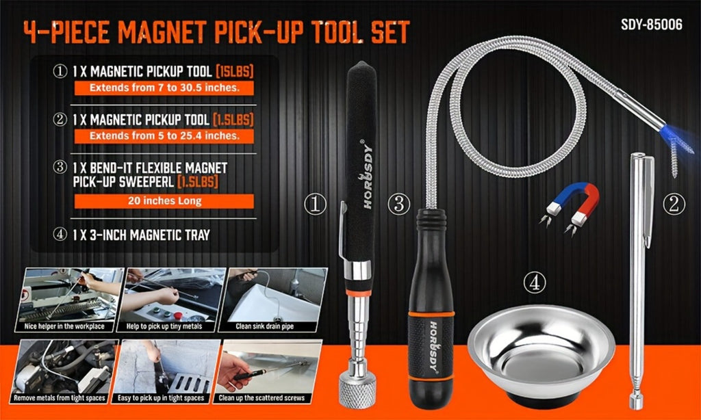 4-Piece Telescopic Magnetic Pickup Tool product detail 11