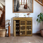4-Tier Bamboo Shoe Storage Cabinet product detail 2