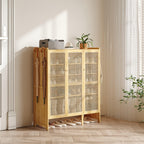 4-Tier Bamboo Shoe Storage Cabinet product detail 7