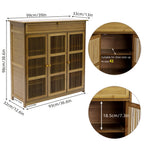 4-Tier Bamboo Shoe Storage Cabinet product detail 4
