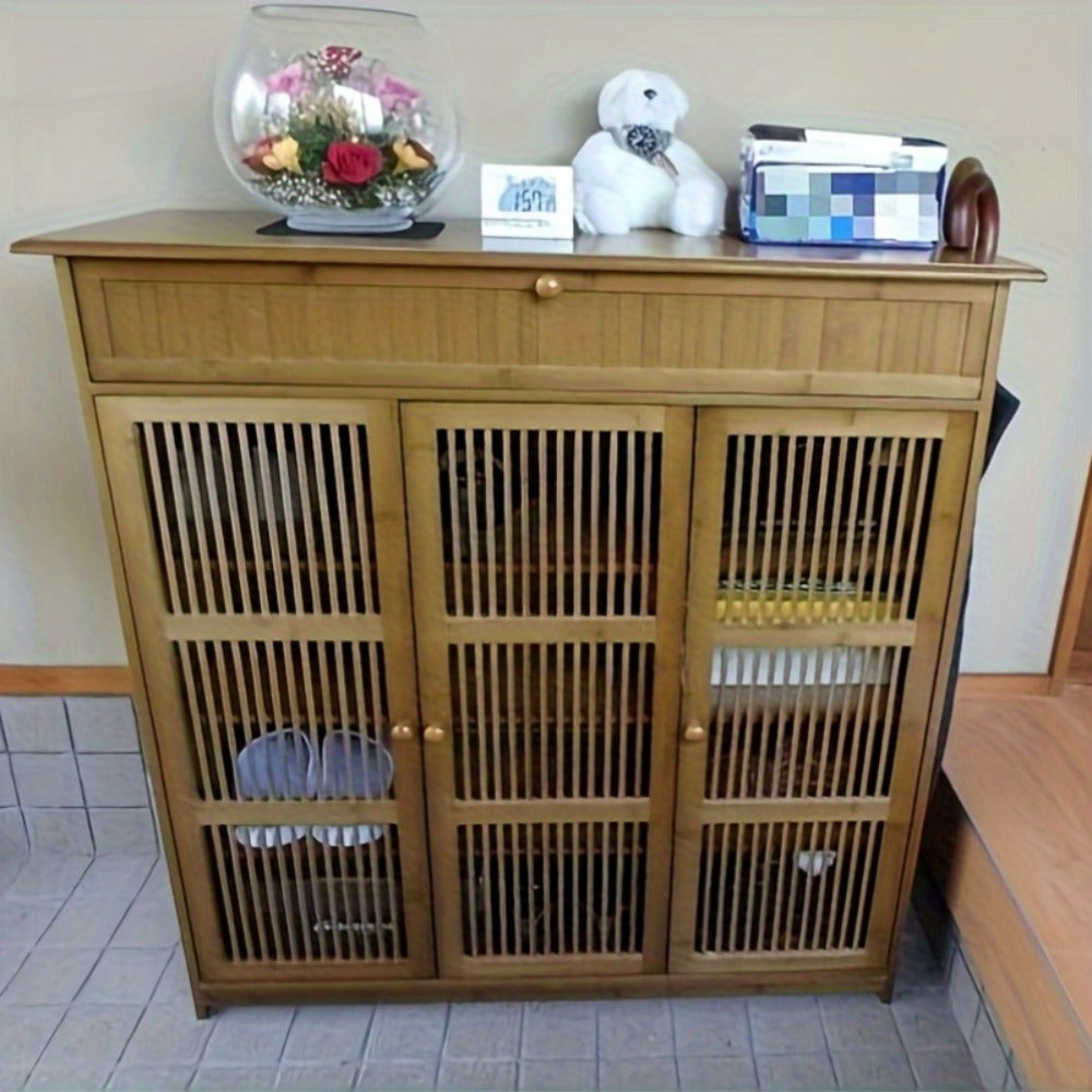 4-Tier Bamboo Shoe Storage Cabinet product detail 12
