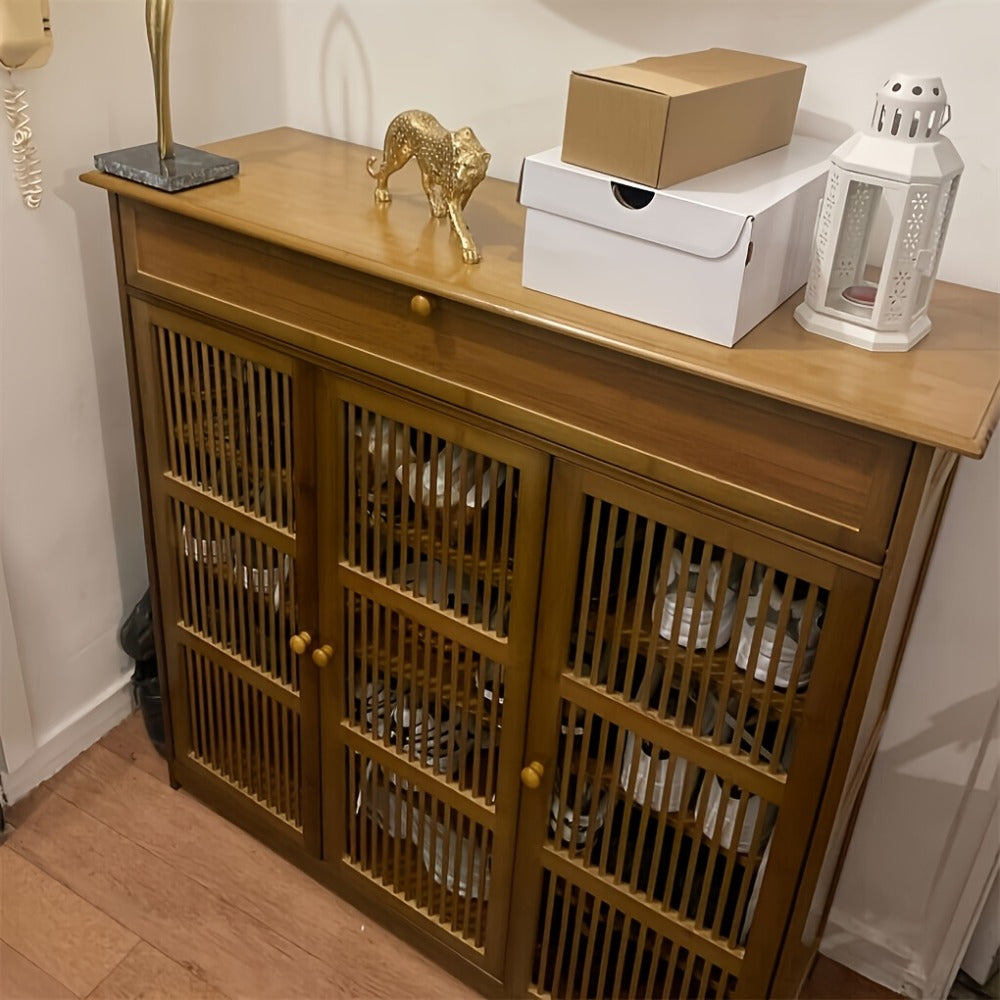 4-Tier Bamboo Shoe Storage Cabinet product detail 13
