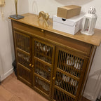 4-Tier Bamboo Shoe Storage Cabinet product detail 13