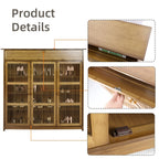4-Tier Bamboo Shoe Storage Cabinet product detail 19
