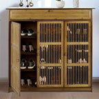 4-Tier Bamboo Shoe Storage Cabinet product detail 5